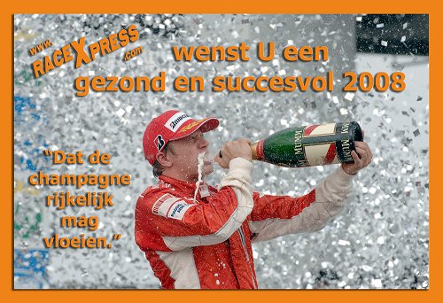 RaceXpress.com wenst u een gezond en succesvol 2008